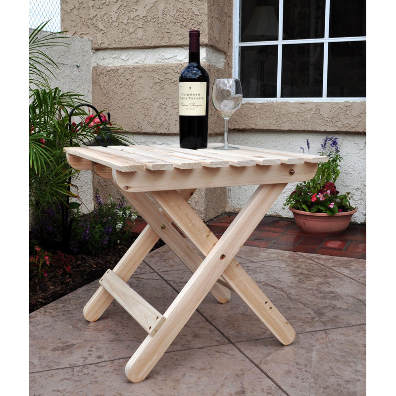 August Grove® Makenzie Folding Wood Side Table & Reviews Wayfair